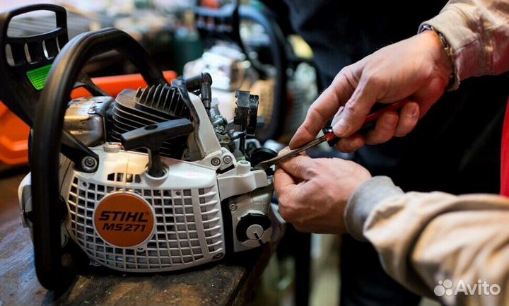 Помощник мастера по ремонту бензоинструмента