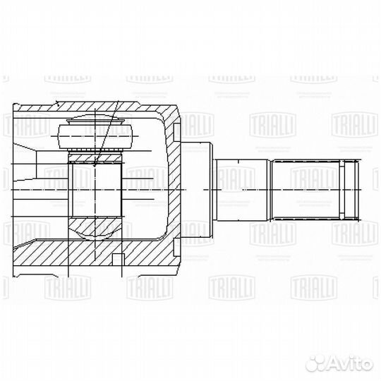 Шрус hyundai solaris (10) /KIA RIO (11)