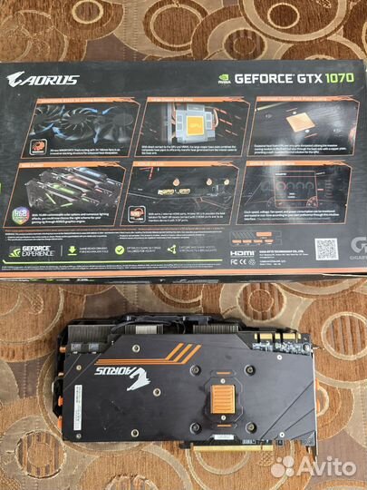 Видеокарта aorus gtx 1070 8gb