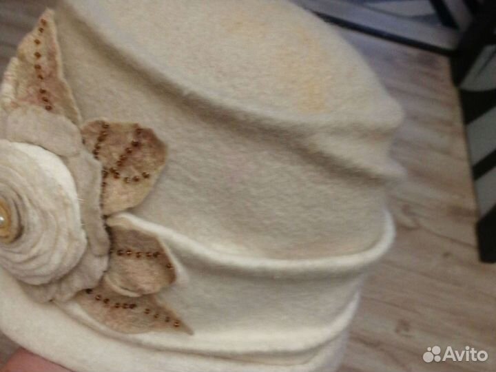 Шапка валяная. Натуральная. И шапка для бани