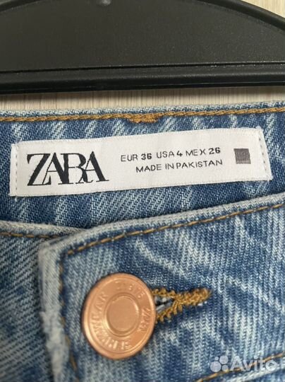 Джинсы zara 36