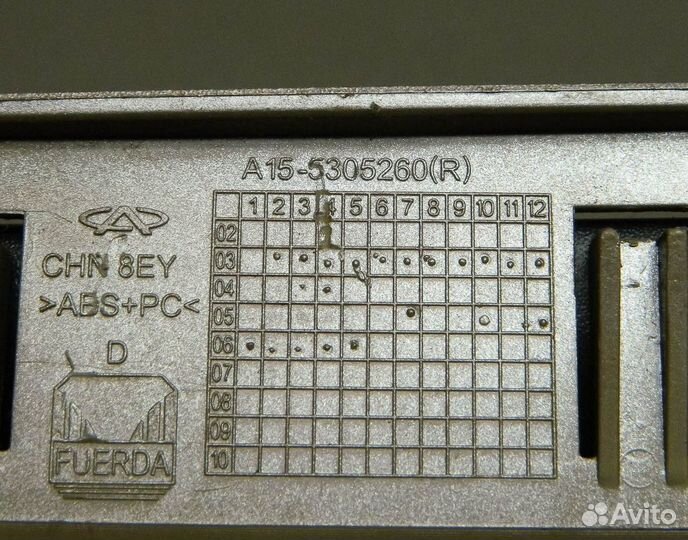 Дефлектор воздушный правый Chery Amulet