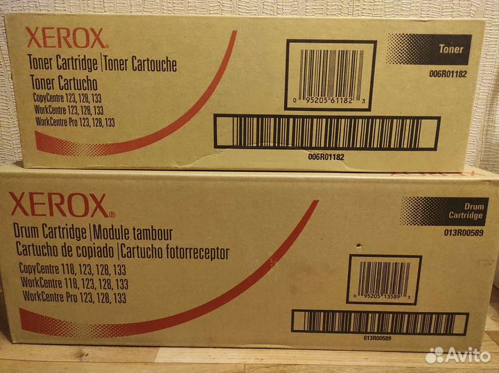 Картриджи для xerox 006R01182 и 013R00589
