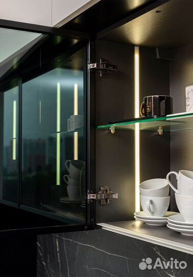 Угловая кухня на заказ. Фабрика