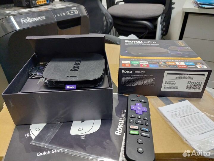 Медиа стример Roku Ultra 4K