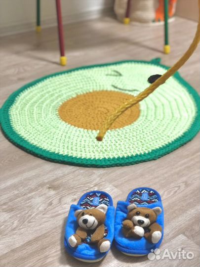 Вязаный ковер «Авокадо»