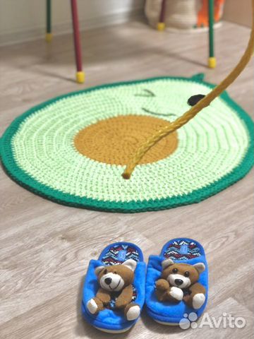 Вязаный ковер «Авокадо»