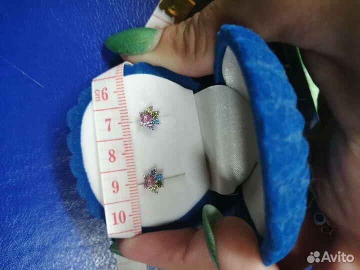 Серьги серебро 925 пробы