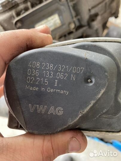 Дроссельная заслонка volkswagen