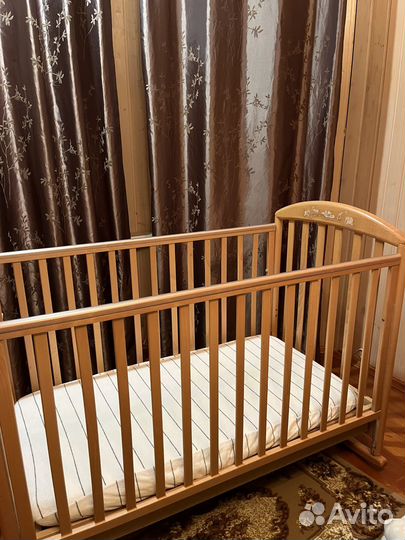 Детская кровать pali zoo и комод Италия