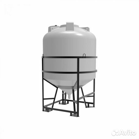Ёмкость в обрешетке с полным сливом 5000 литров