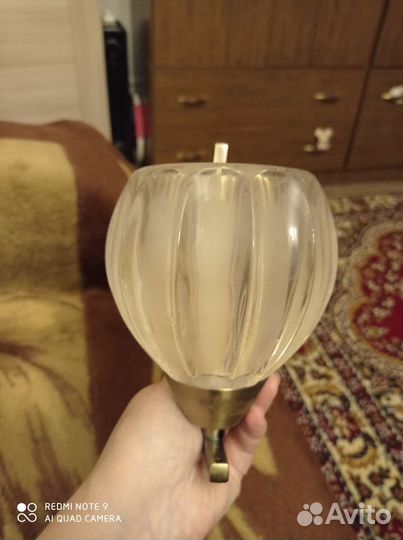 Настенный светильник бра бронза