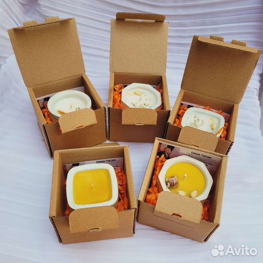 Свечи из натурального воска