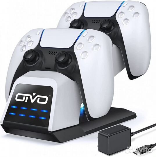 PS5 Зарядная Станция для 2 DualSense IV-P5233 Oivo