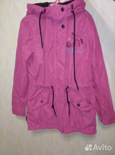 Куртка парка для девочки р.140-146