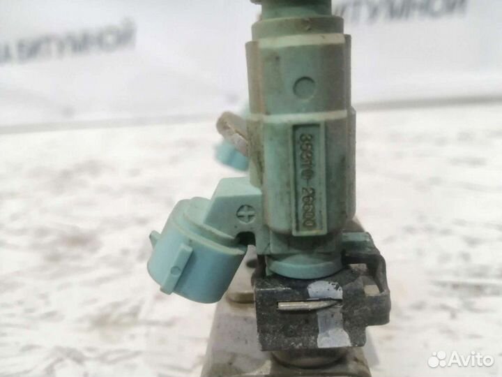 Топливная рампа (форсунки) Kia Rio 3