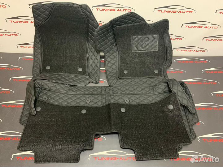 Ковры в салон Corolla filder E165/160 Hybrid Ворс чёрный