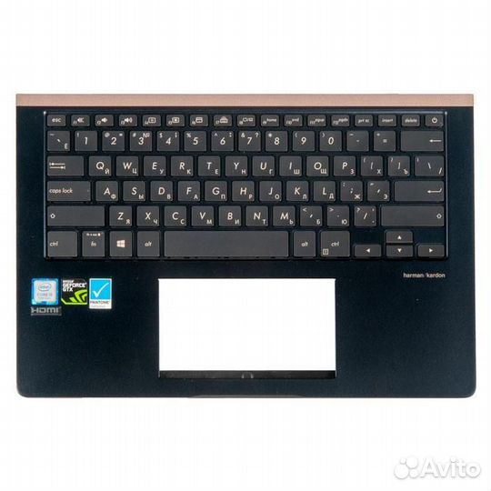Топкейс с клавиатурой для Asus UX450F, UX450FD, UX