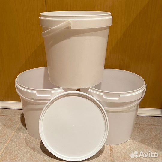 Пластиковые пищевые ведра