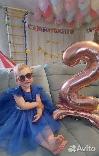 Воздушные шары цифры на подставке