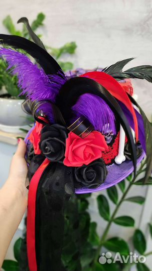 Шляпа цилиндр тематический для вечеринки