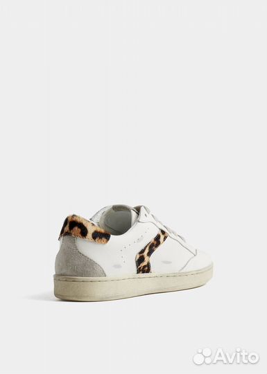 Кожаные кеды lime 38