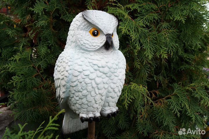 Садовые фигуры из полистирола Сова полярная