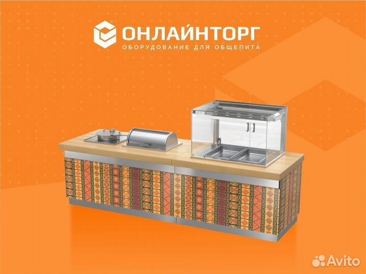 Витрина тепловая регата тв-900-1240-02-К