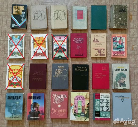 Книги списком со всей информацией