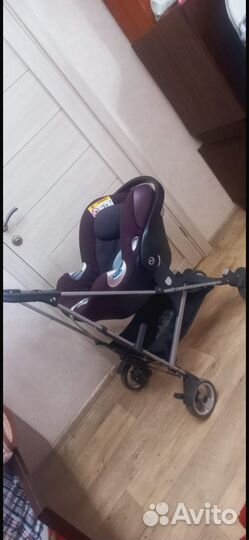 Коляска люлька и стул для кормления для ребенка