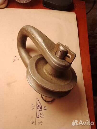 Блок. для. лебедки.два. шт