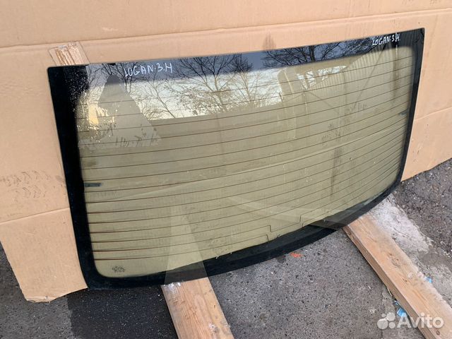 Стекло заднее Renault Logan 2005-2014