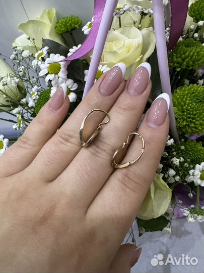 Золотые серьги СССР