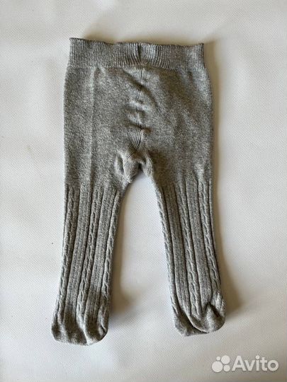 Детские колготки 0-6 мес 62 68 74 в рубчик