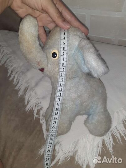 Слон мягкий игрушка СССР