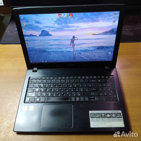 Ноутбук Acer i7-7500U/MX 130 2Gb/DDR4 8/SSD + HDD
