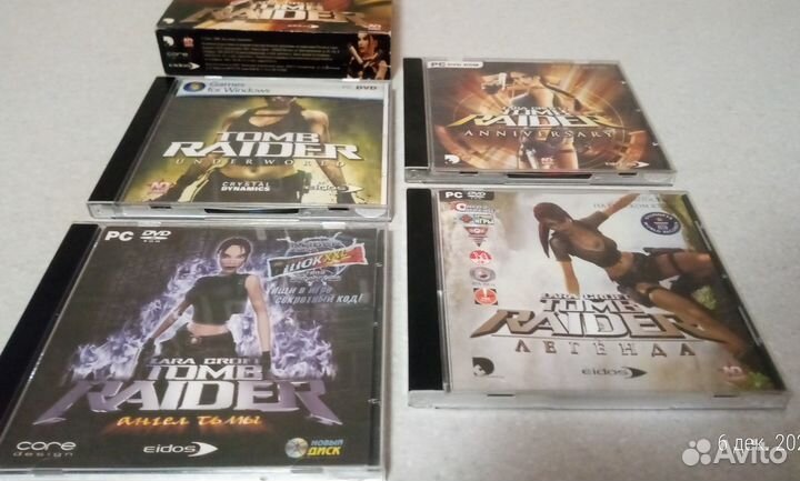 Tomb Raider Penta Collection DVD PC. Лицензия