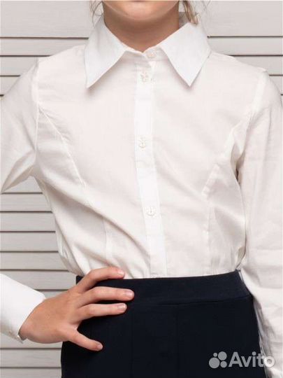 Школьная форма. Рубашка для девочки