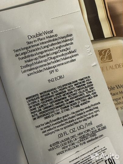 Estee lauder double wear тональный крем в саше