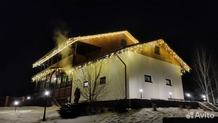 Под ключ - гирлянды и неон. Новогодняя иллюминация