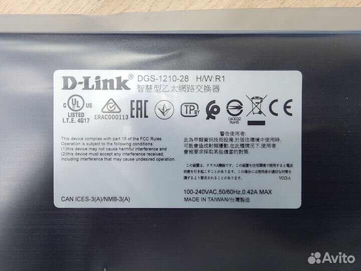 Коммутатор D-link DGS-1210-28