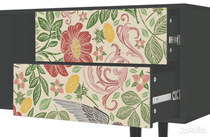 Тв-тумба T1 - Антрацит - Spring Swallow