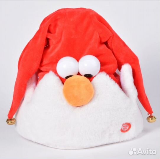 Шапка Деда Мороза и Гнома поет песни и танцует