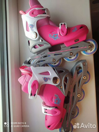 Роликовые коньки детские раздвижные