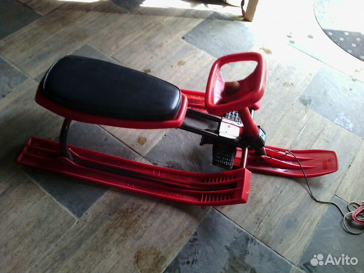 Снегокат снк.11 Дэми комфорт 2-х местный красный