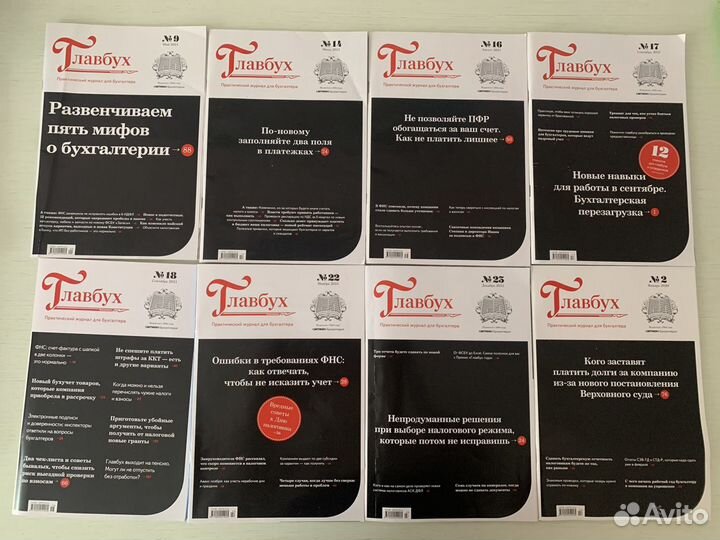 Журналы Главбух, Финансовый директор, ип актион