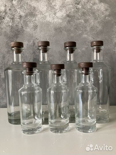 Бутылка стеклянная