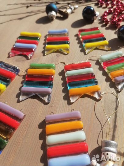 Елочные игрушки стекло