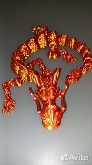 Дракон Мушу 3d печать