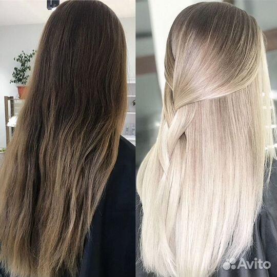 Окрашивание стрижки холодное восстановление